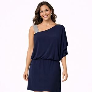 NWT Jackie Jon New York One Shoulder Dress | Size 16